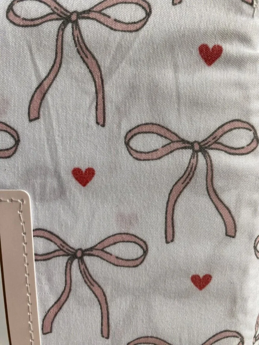 Cupcakes &‎ Cashmere Pink Bows And Hearts QUEEN SIZE Sheet Set Coquette NEW
